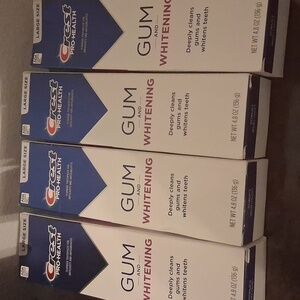 4 BN Crest Gum RECESSION  and GUM ENAMEL Toothpaste Bundle - 4.8 Oz